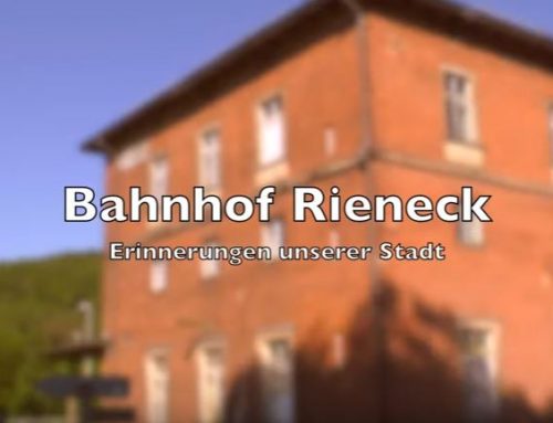 Erinnerung an den historischen Bahnhof von Rieneck